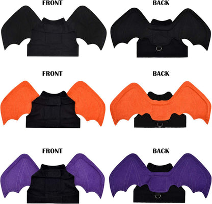 3 Pieces Halloween Pet Cat Bat for Puppy Cat Dog Bat Costume Halloween Cosplay Bat Costume Halloween Party Decoration (Medium)